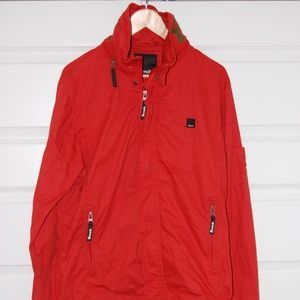 Bench Cotton Zip Up Jacket Stowable Hood Large